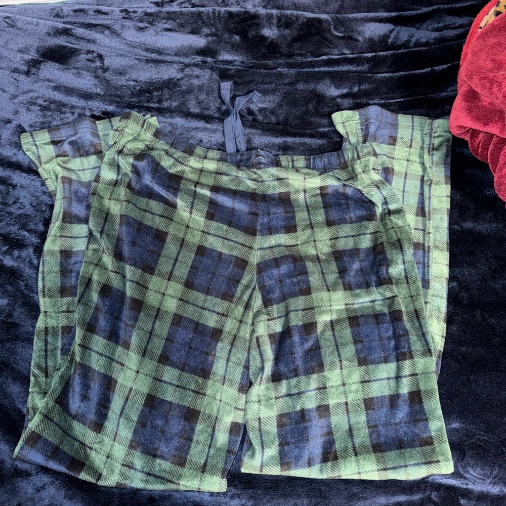 Target Green Plaid Pajama Pants